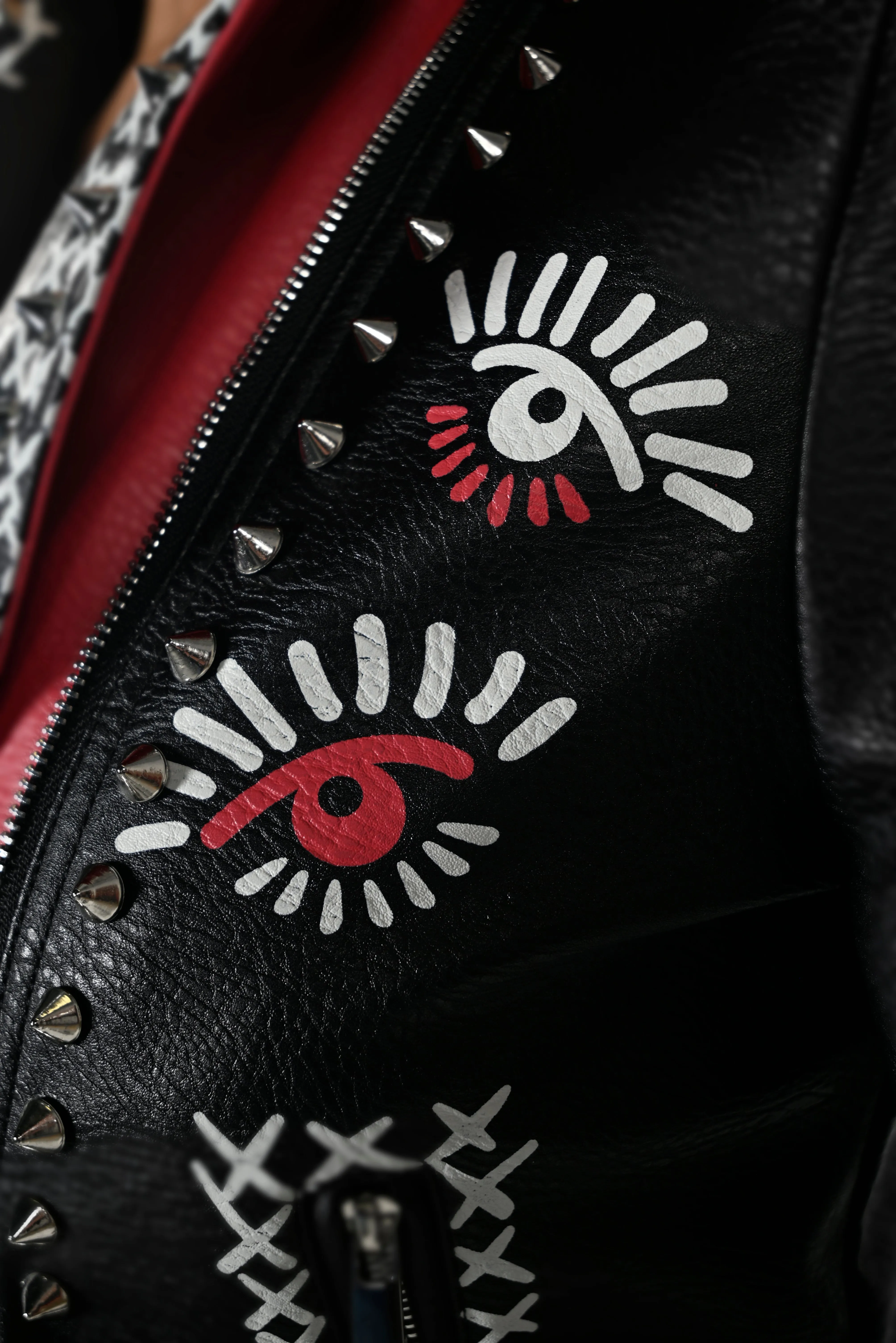 Multi-Colour Motif Jacket