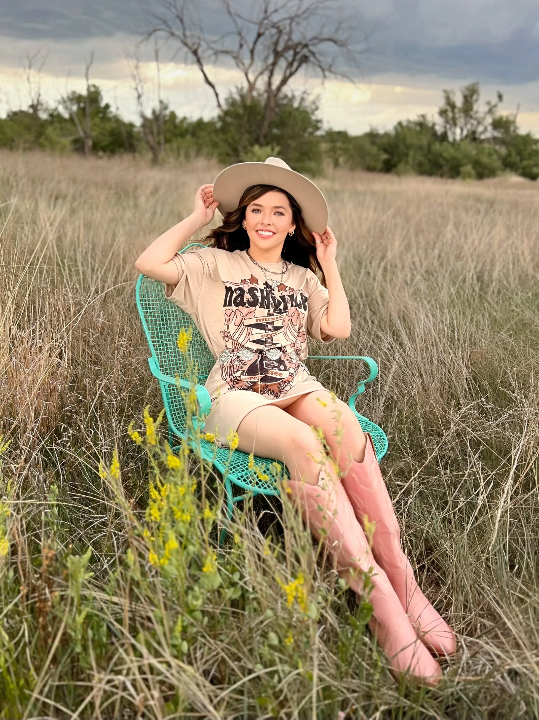 Nashville Throw Back T- Shirt Dress*