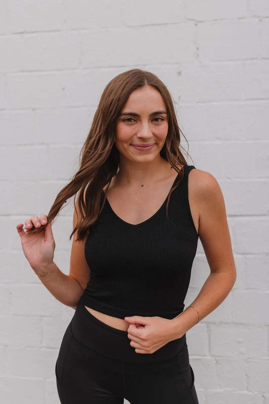 Nikibiki Ribbed Cropped Tank