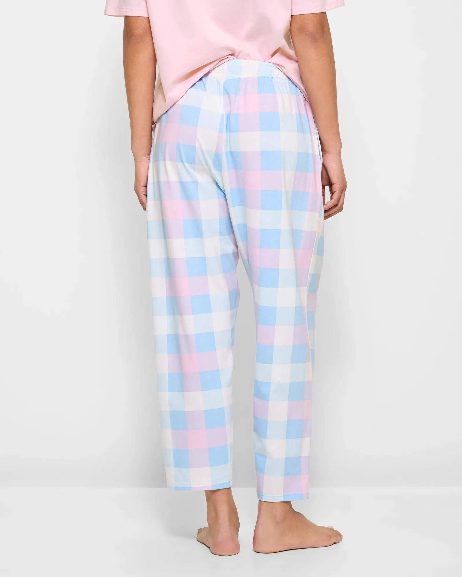 popular  7/8 Length Sleep Pyjama Pants - Lily Check