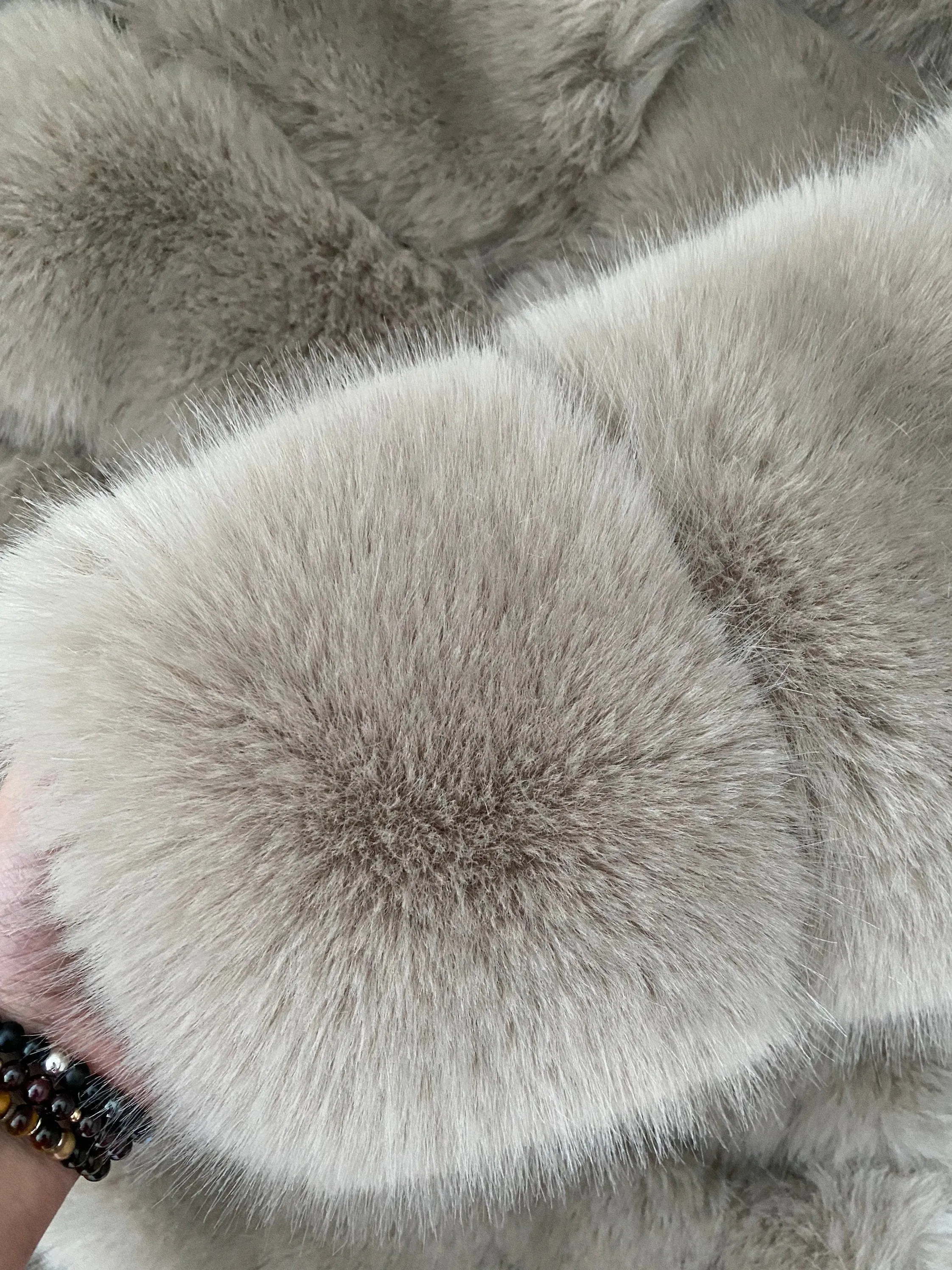 Premium Cropped Hooded Faux Fur Jacket
