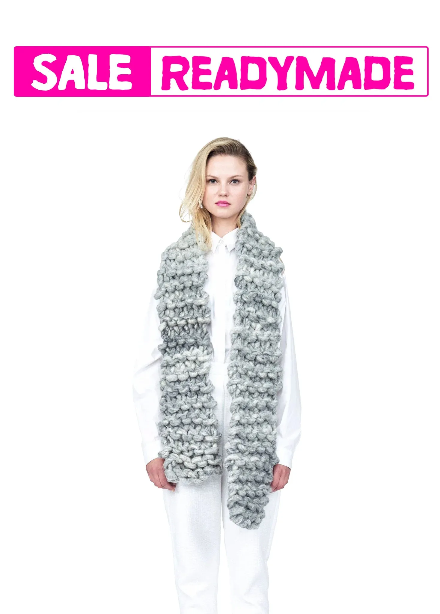 READY TO SHIP READYMADE CLEARANCE SALE!! - New Yorker Scarf - Merino