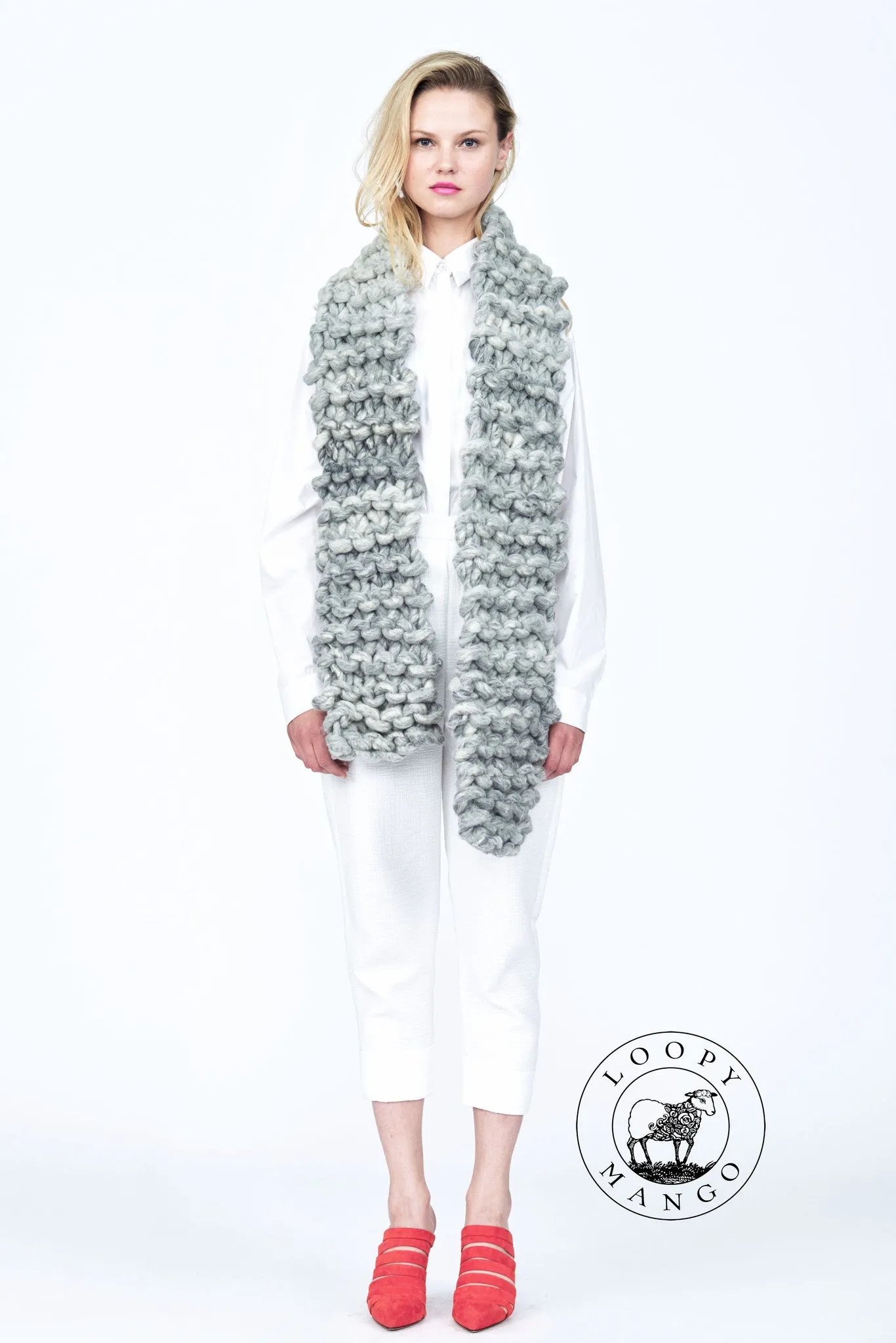READY TO SHIP READYMADE CLEARANCE SALE!! - New Yorker Scarf - Merino
