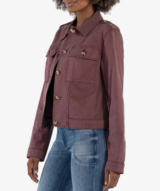 Rosalyn Twill Trucker Jacket