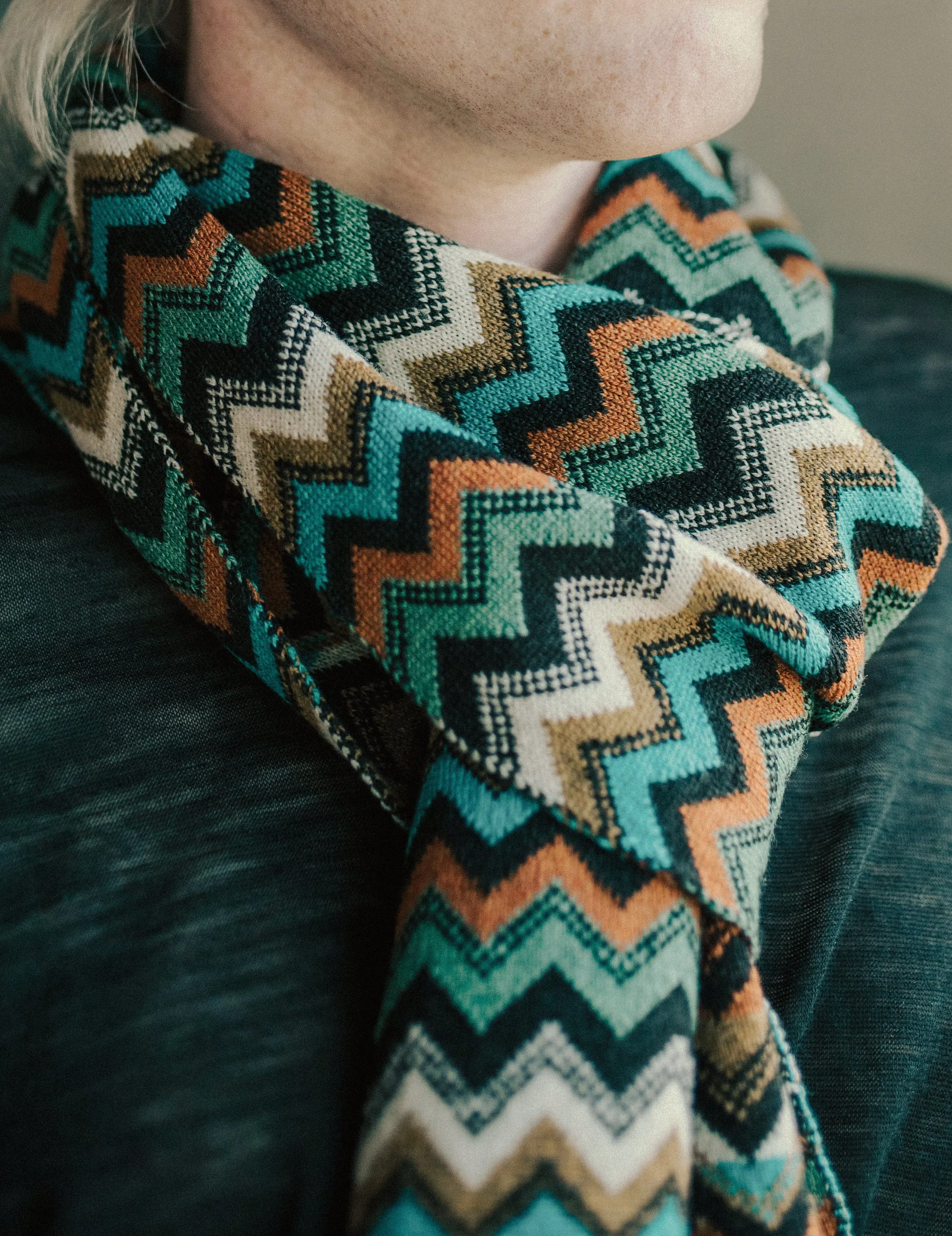 SCARVES - UPSIDE DOWN - EXTRA FINE MERINO WOOL