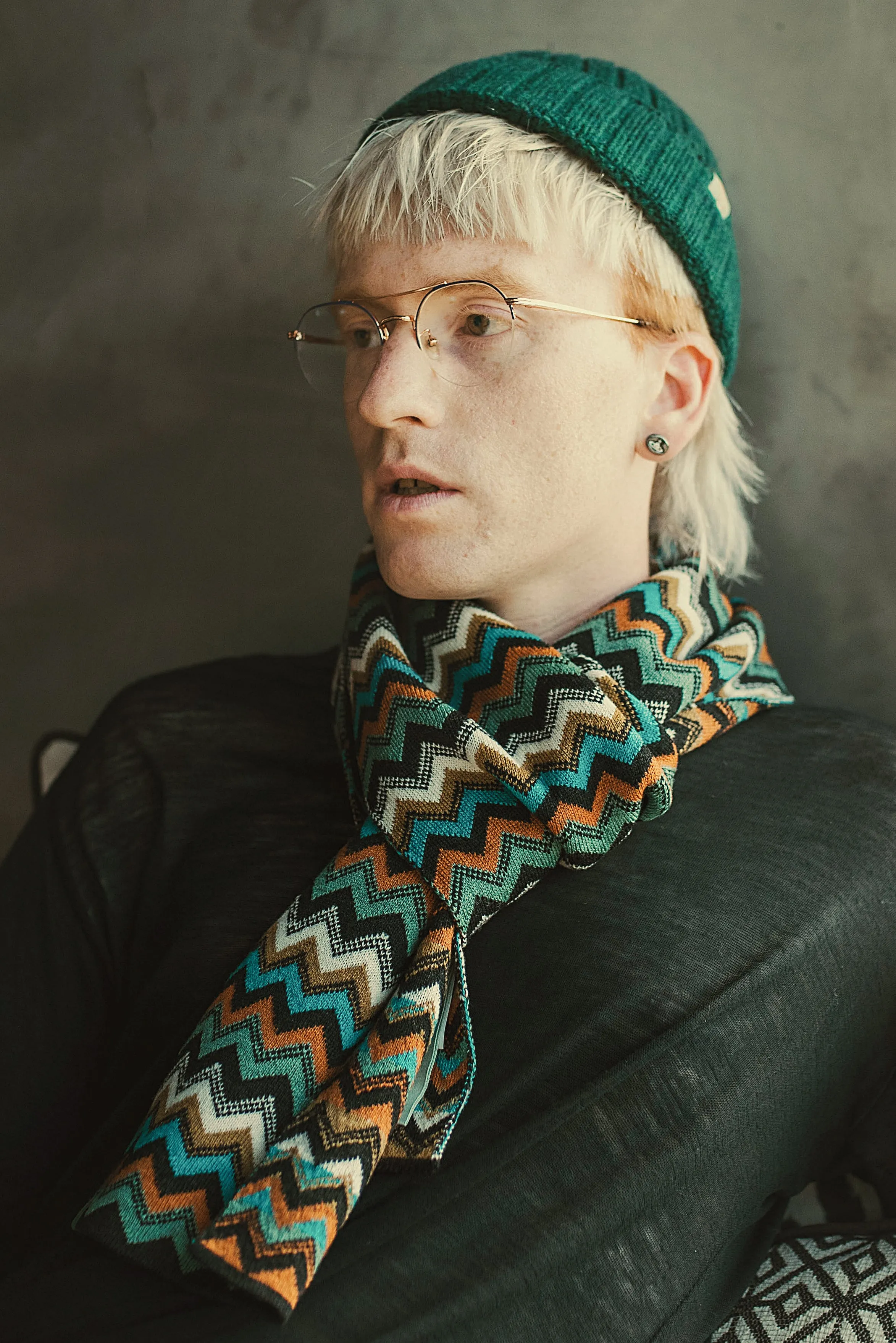 SCARVES - UPSIDE DOWN - EXTRA FINE MERINO WOOL