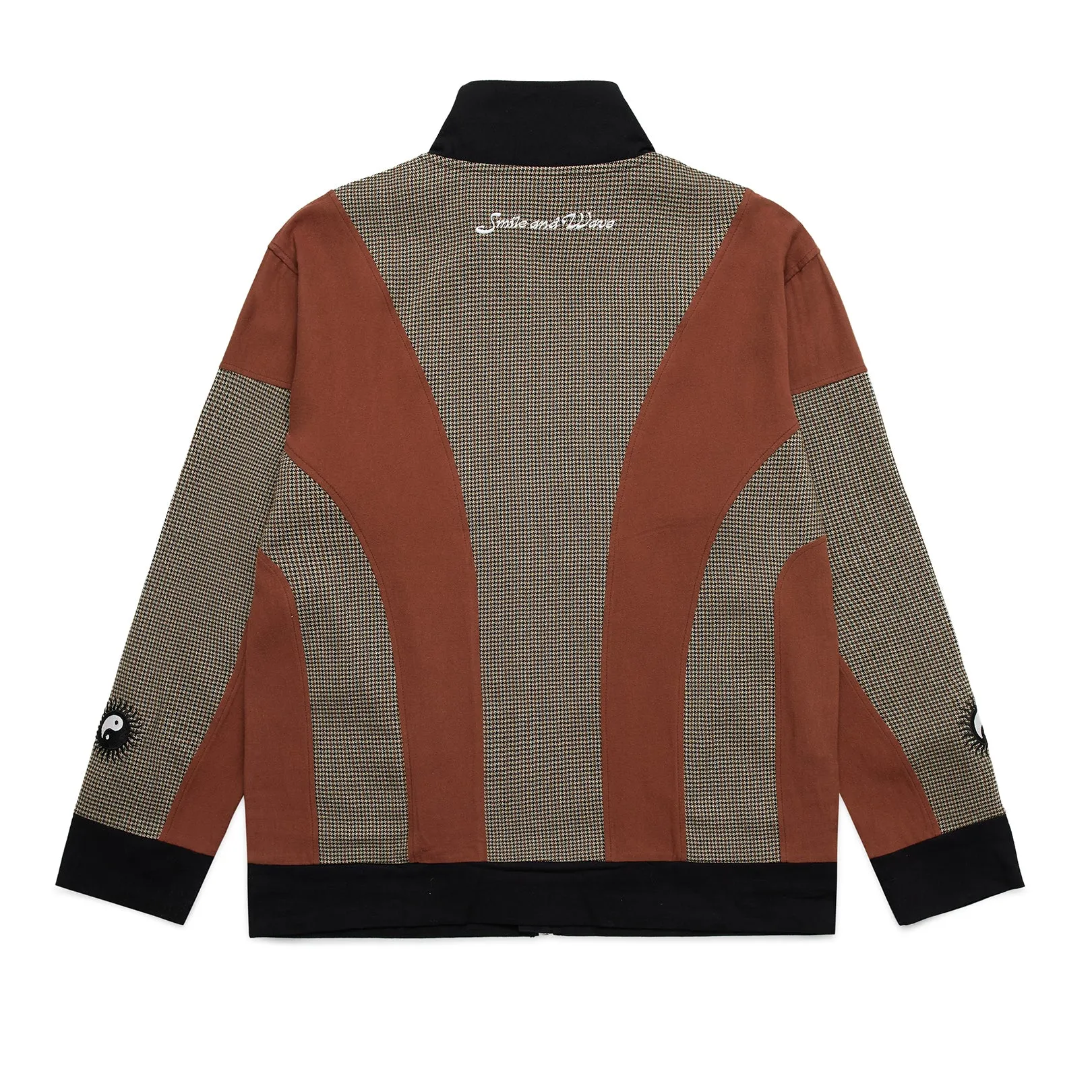 Smile and Wave Olympia Track Jacket Brown