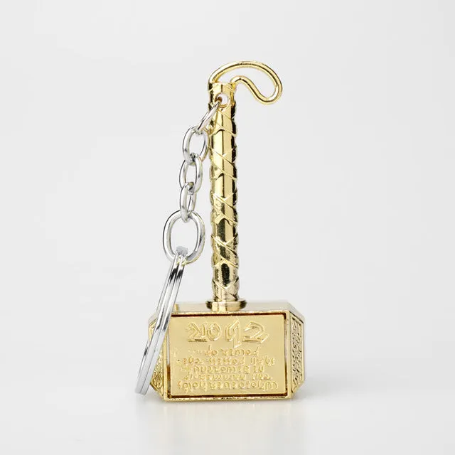 Thor Hammer Beer Bottle Opener Keychain