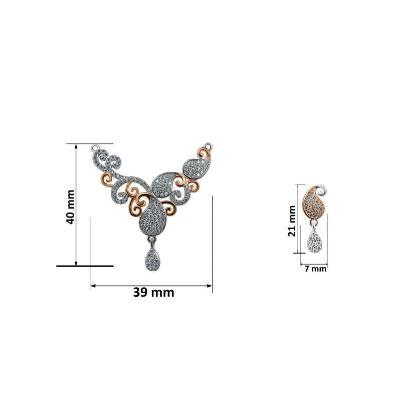 Trendy Mangalsutra Earring set