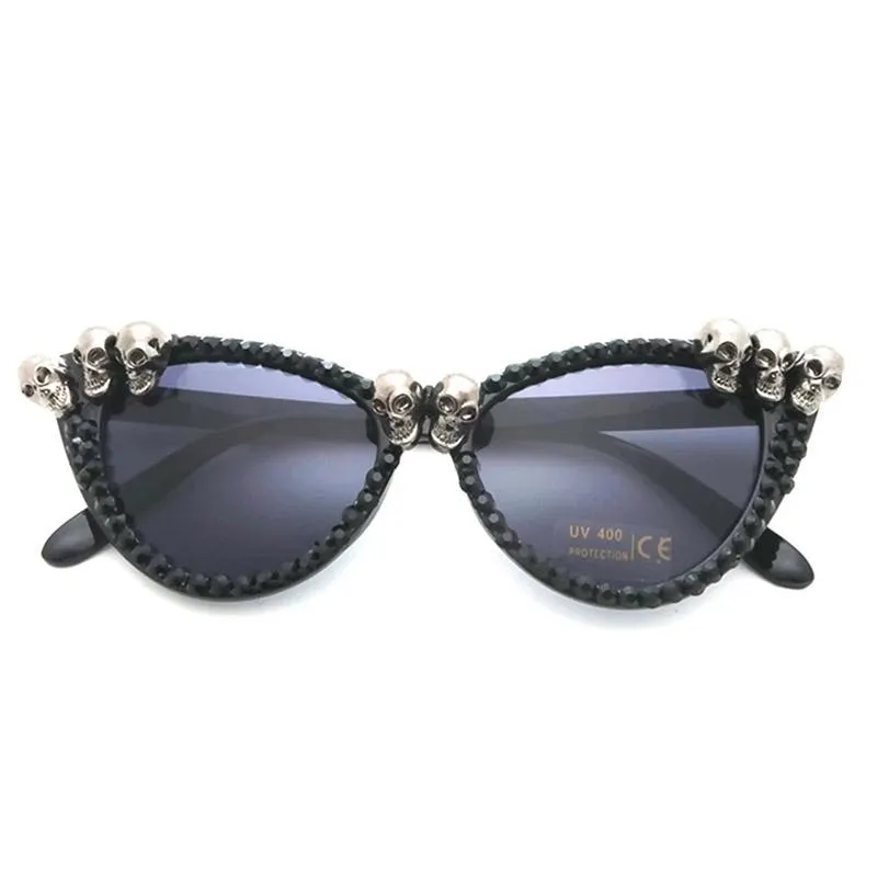 Trendy Skull Retro Sunglasses