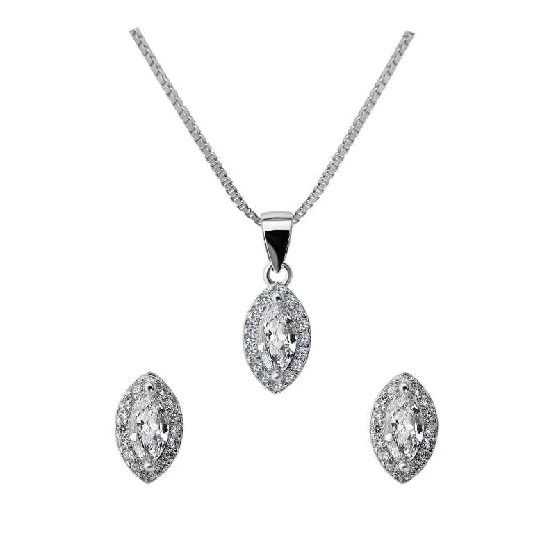Trendy Solitaire Jewellery Set