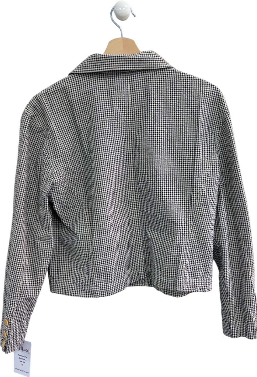 Unknown Black/White Checkered Jacket UK M