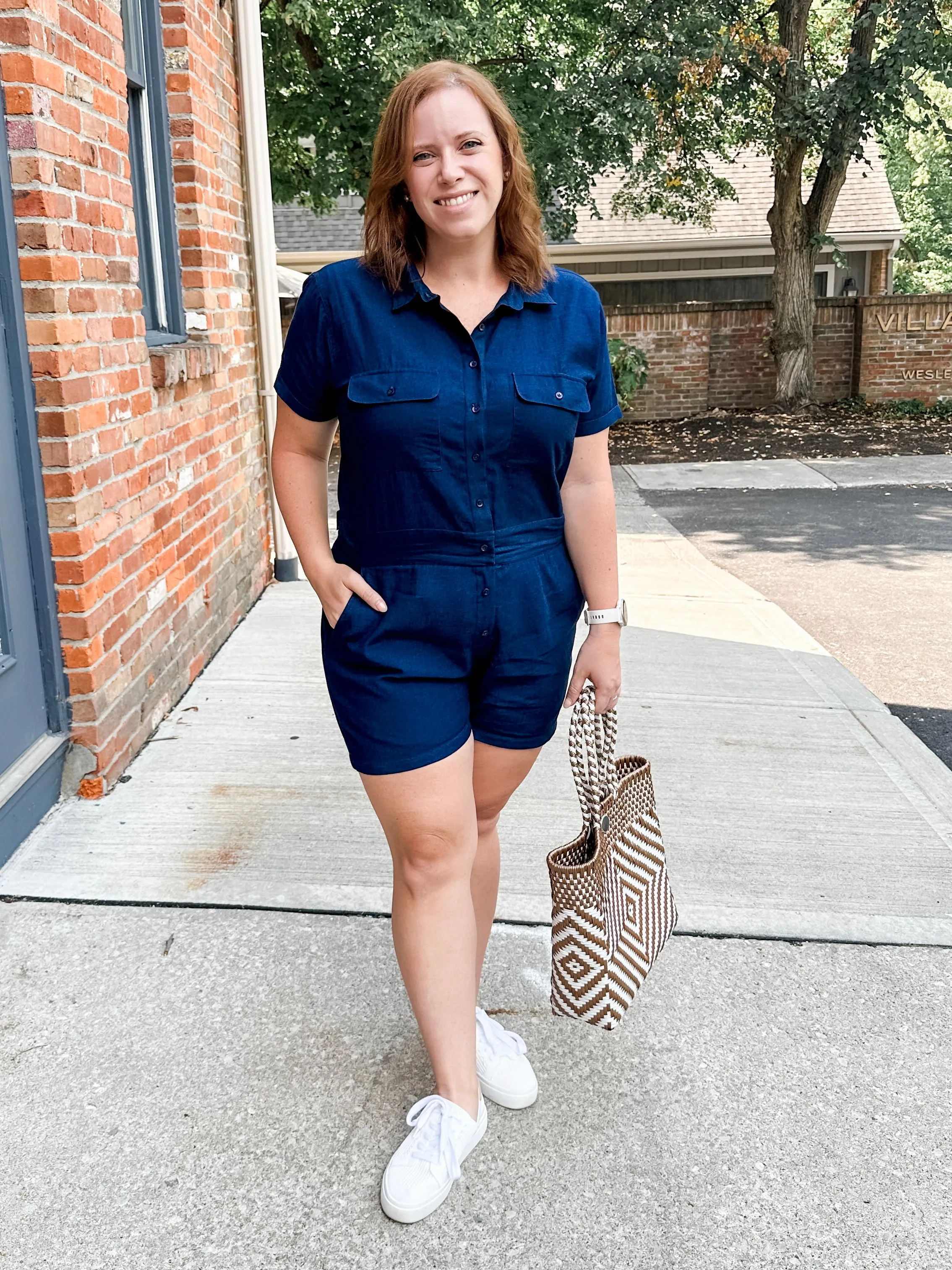 Utility Linen Romper